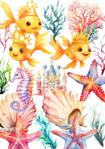 Альбом для детского сада «Золотая рыбка»
